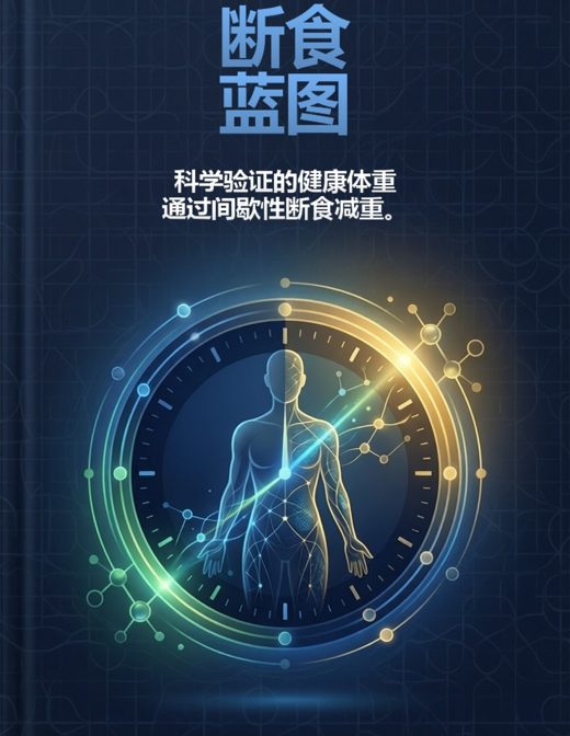 禁食蓝图:通过间歇性禁食实现健康减肥的科学指南 — Chinese edition cover
