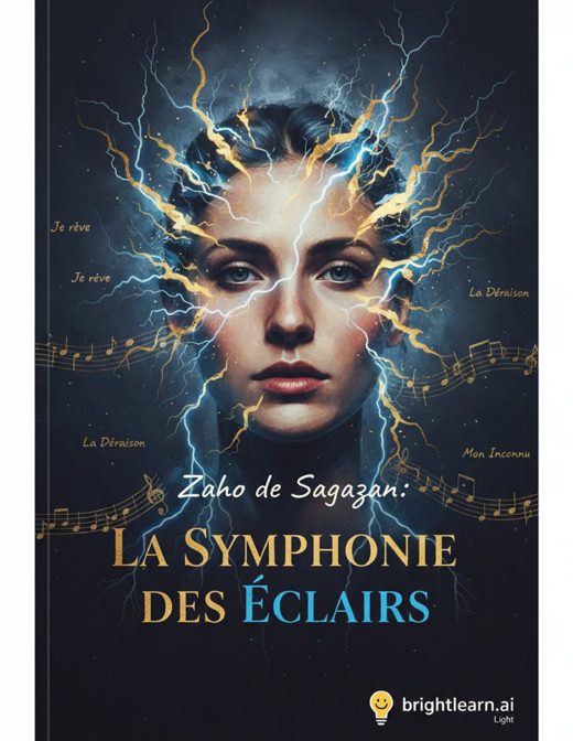 Zaho de Sagazan: La Symphonie des Éclairs cover