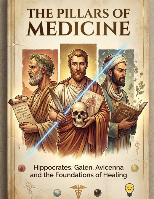 The Pillars of Medicine: Hippocrates, Galen, Avicenna and the Foundations of Healing cover