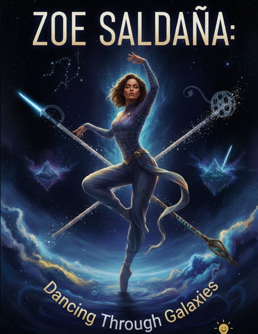 Zoe Saldaña: Dancing Through Galaxies cover