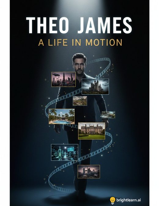 Theo James: A Life in Motion cover