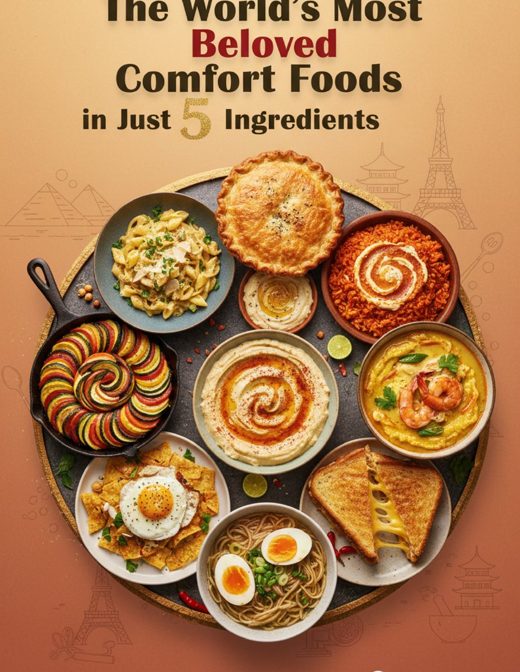 The World's Most Beloved Comfort Foods in Just 5 Ingredients cover
