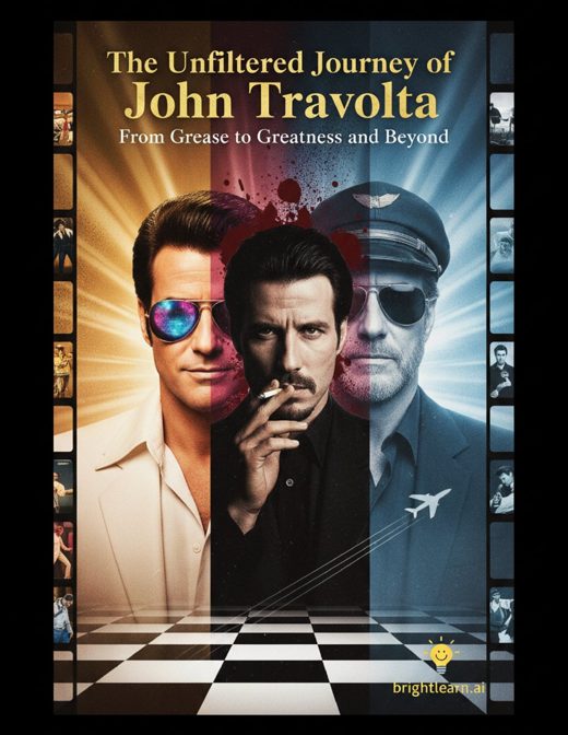 The Unfiltered Journey of John Travolta: From Grease to Greatness and Beyond cover